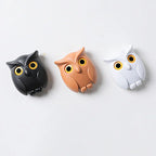 GiftArc Magnetic Owl Key Holder – Auto Open/Close Eyes (Pack of 2/3)