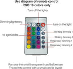 GiftArc Ocean Wave Night Light Projector – 3D Water Ripple LED Lamp, Touch & Remote Control, 11.5cm Modern Cube Decor Light